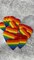 Pride Collection: Rainbow Heart, Embroidered Iron-on Patch, LGBTQ Patches, Sz 3.5" inches